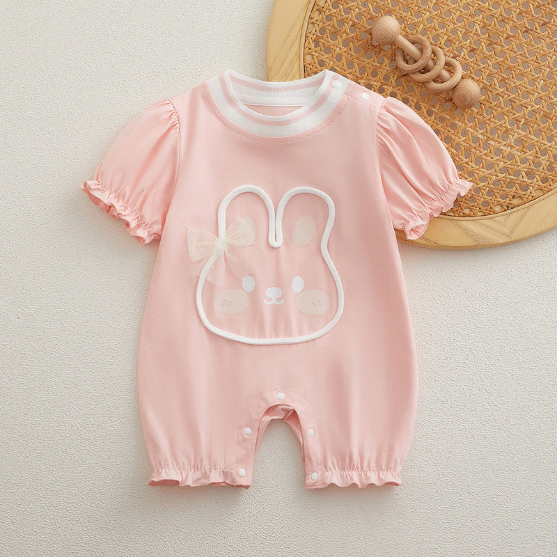 Summer Clothes Short Sleeve Rompers Lightweight Breathable Cute Super Jumpsuit, Climbing Suit