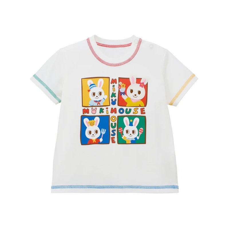 Children's Bear Short-sleeved Summer Cute Top Shirt Children's T-shirt