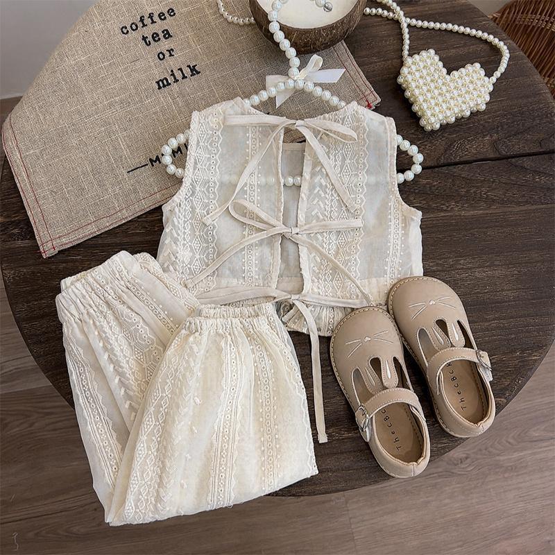 Children's Western Style Summer Thin Princess Clothes Children's Suit