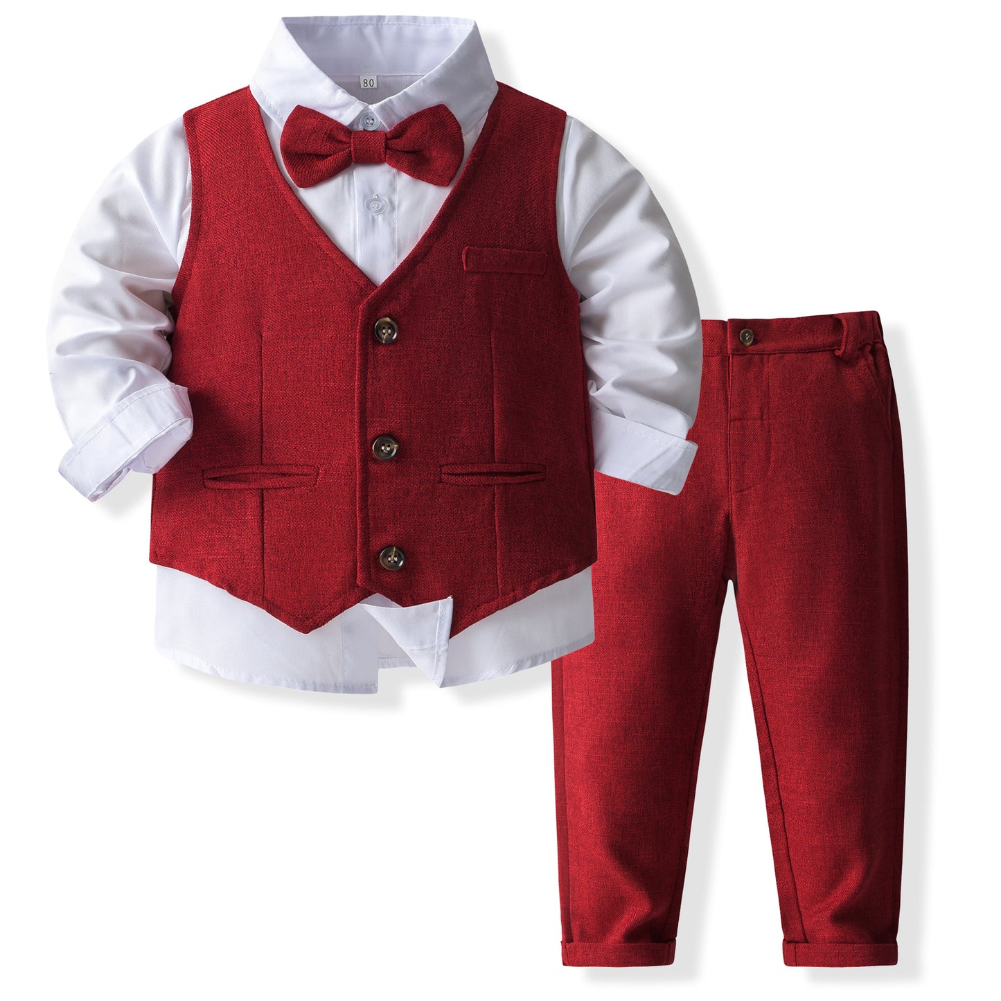 Children's Boy's Clothing Shirt Vest Pants Clothes Children's Suit