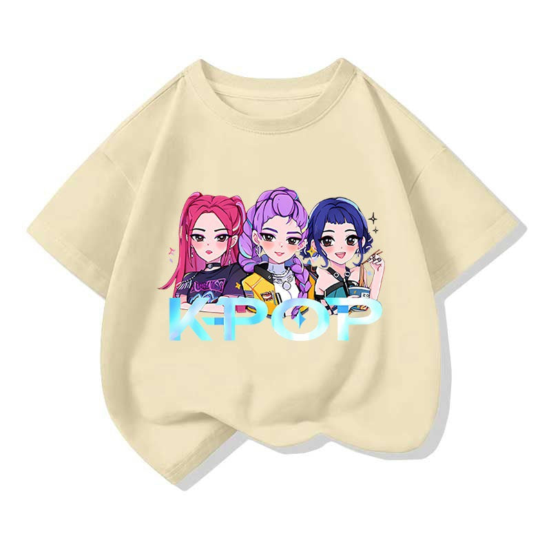 Rumi Zoe Peripheral Boys Short-sleeved Summer Children's T-shirt