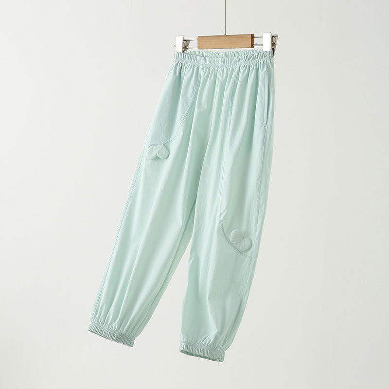 Children's Thin Sports Casual Outer Wear Middle Children's Pants
