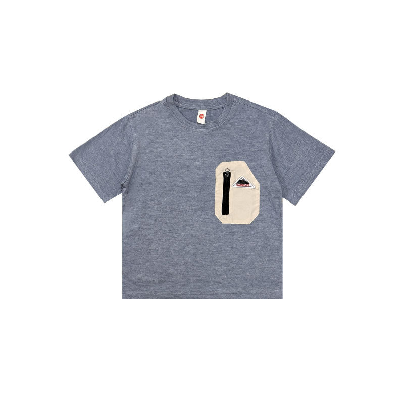 Children's Summer Mountain Outdoor Short-sleeved Breathable Top Children's T-shirt