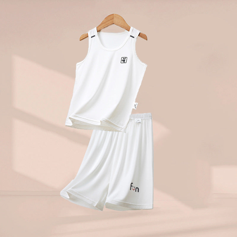 Children's Suit Medium Large Casual Air Conditioning Children's Pants