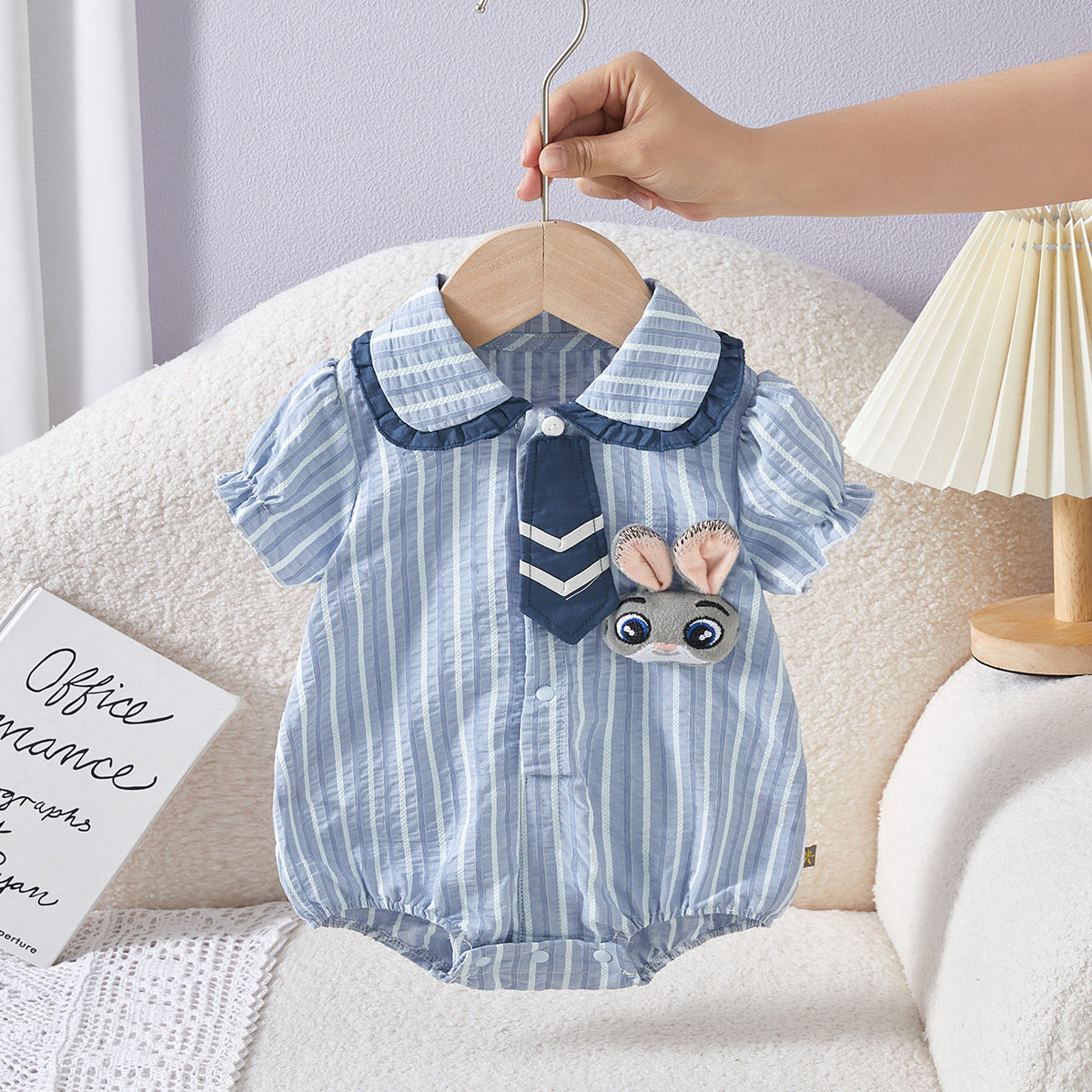 Sleeve Thin Bodysuit Bunny Handsome Romper Jumpsuit, Climbing Suit