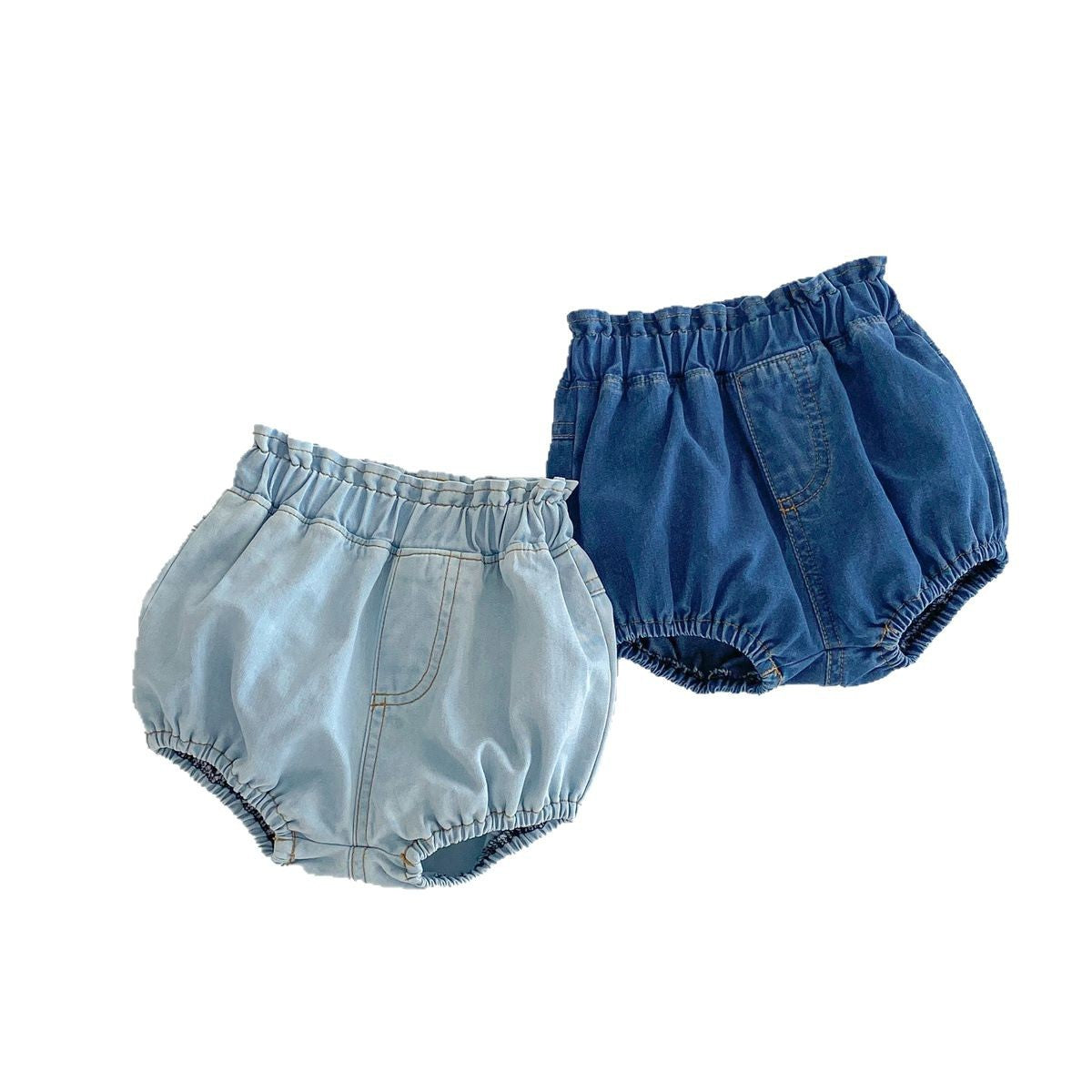 Korean Style Summer Denim Hot Infant Big Children's Pants