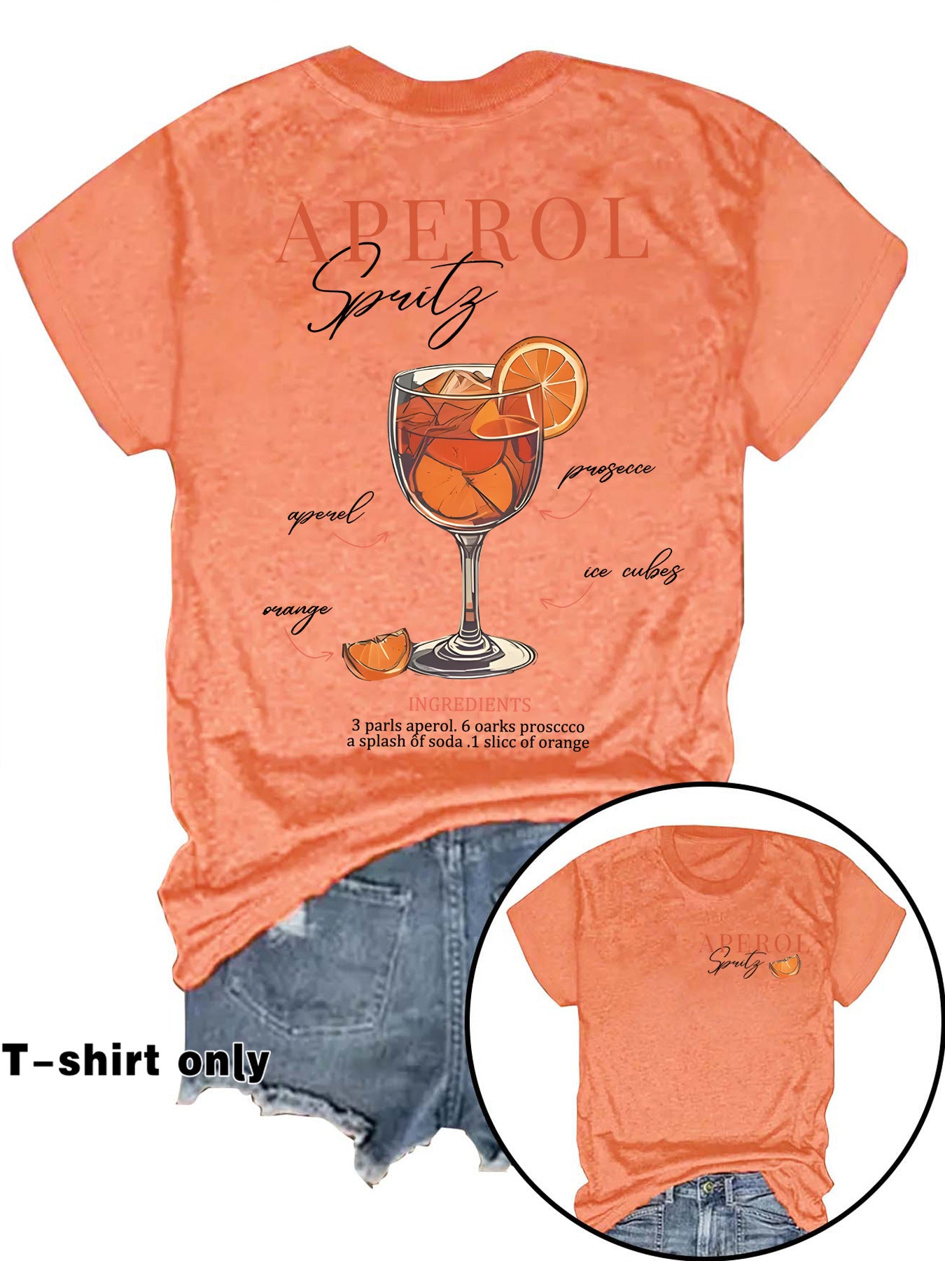 Glamorous Women's Fashion Printed Summer Short-sleeved Women's T-shirt