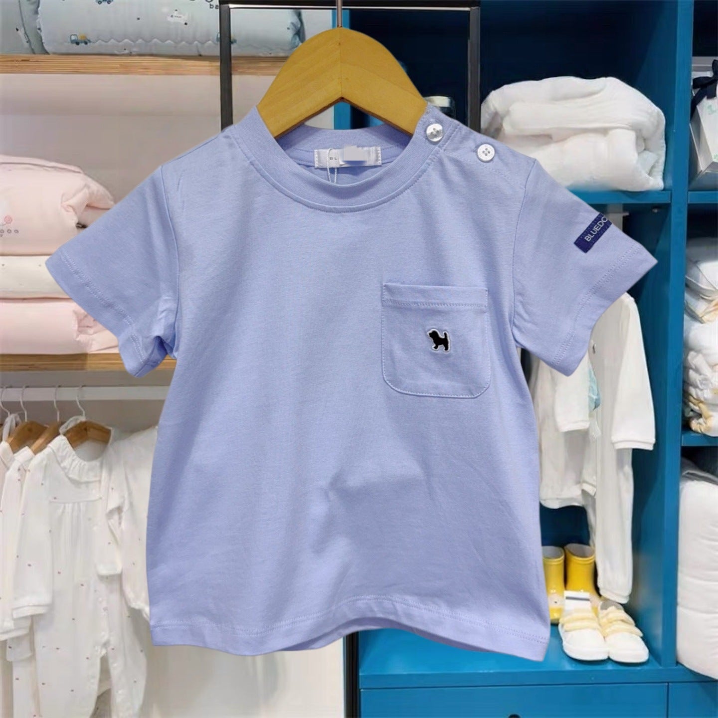 Children's Korean Style Clothing Summer Cotton Short-sleeved Undershirt Children's T-shirt