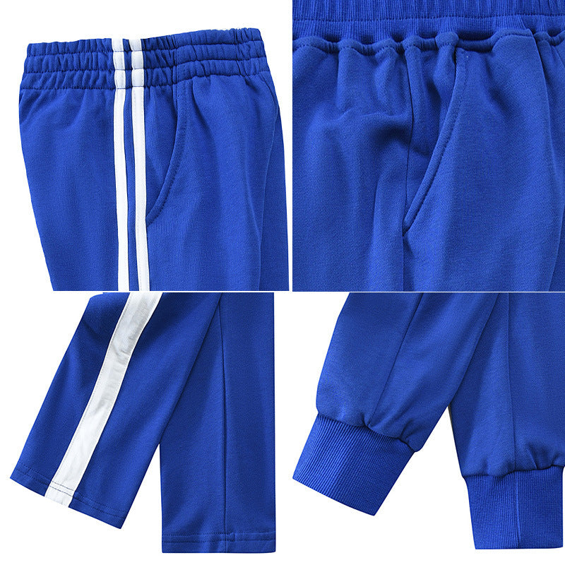 Children's Dark Blue School Uniform Primary Single Children's Pants