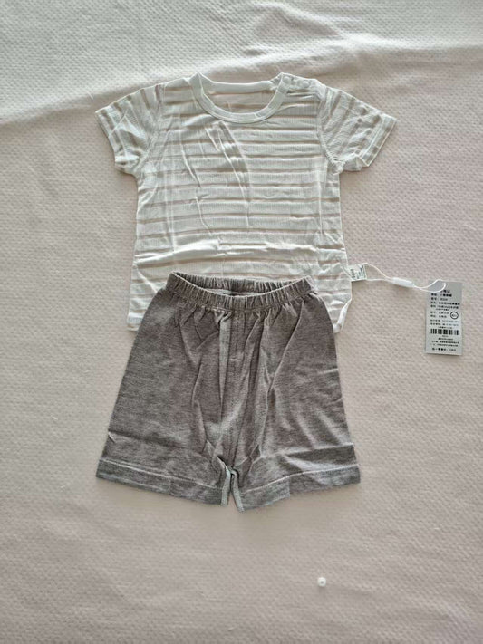 Children's Short Sleeve T-shirt Two-piece Set Infant Class Breathable Children's Suit