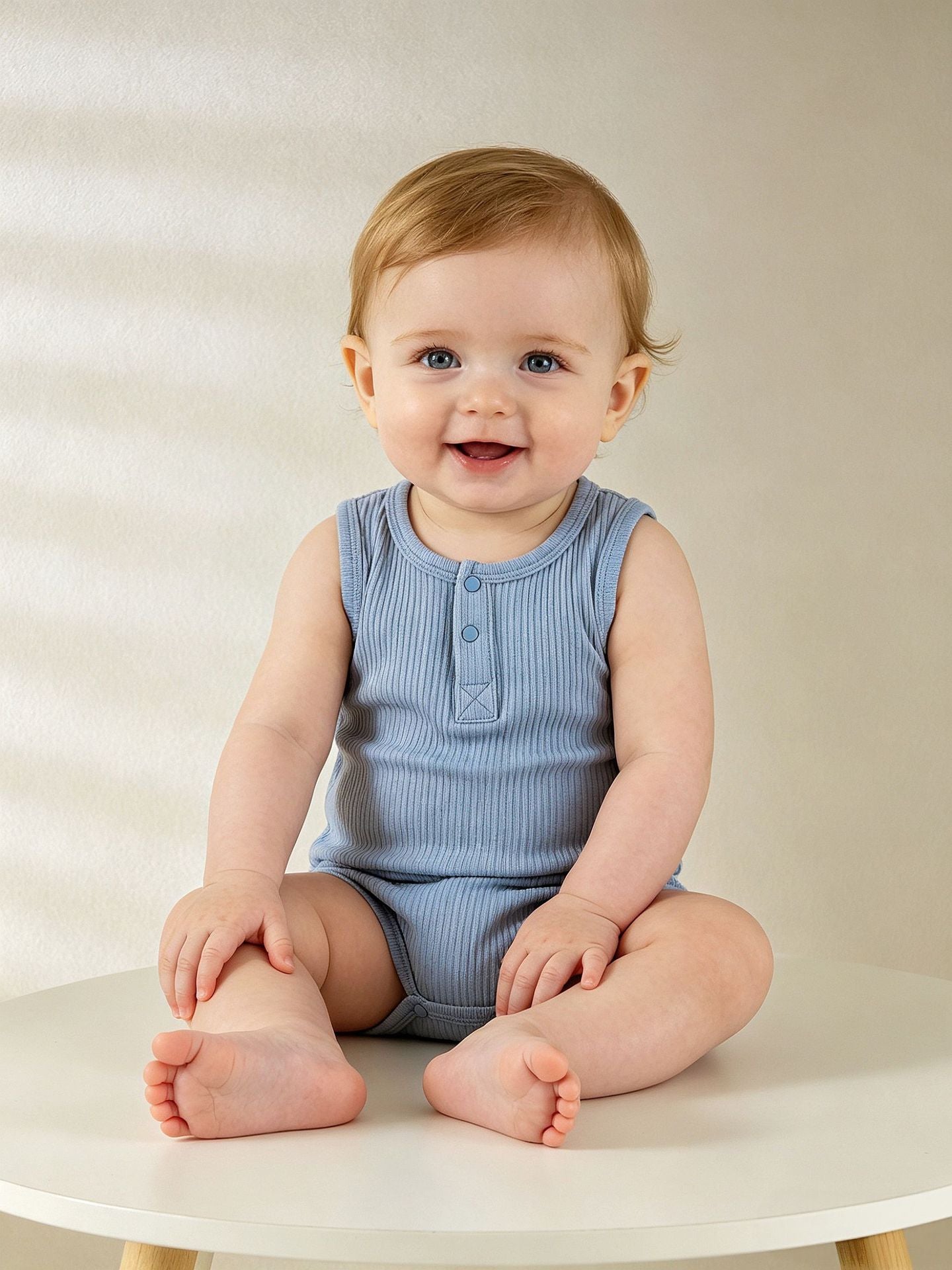 Summer Modal Cotton Vest Born Clothes Jumpsuit, Climbing Suit