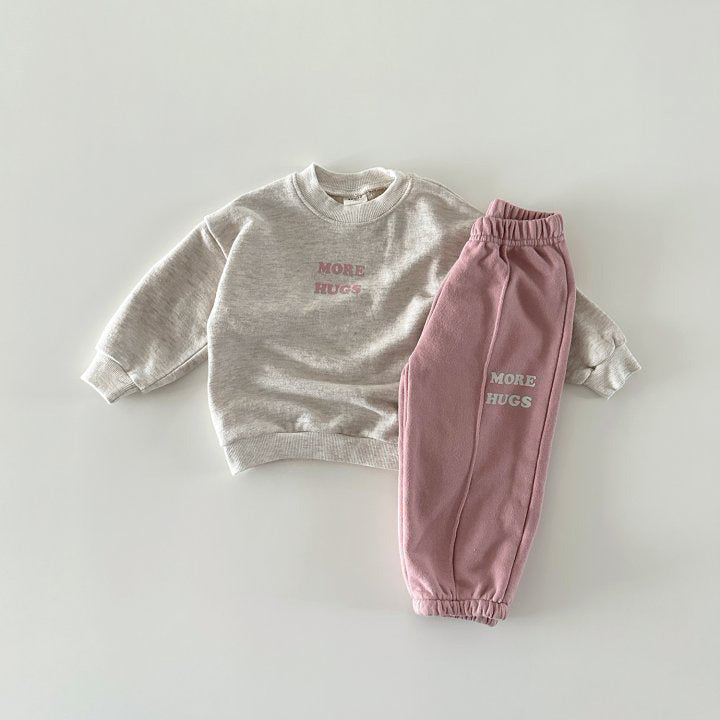 Autumn Korean Style Boy Letters Sweater Long Sleeve Sports Trousers Children's Suit