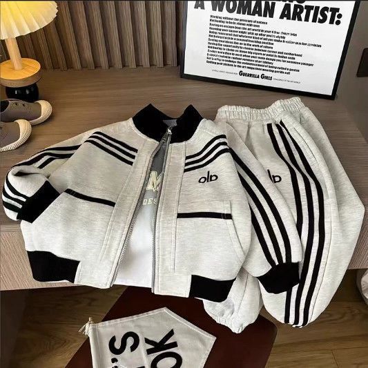 Clothing Funky Casual Sports Handsome Two-piece Children's Suit