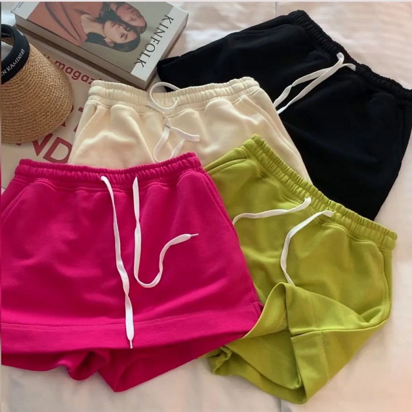 Children's Elastic Waist A- Line Short Summer Casual Tutu Wide Leg Children's Pants