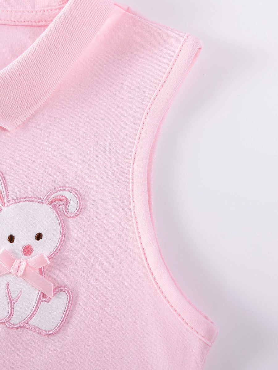 Children's Summer Sleeveless Vest Sweet Cute Shirt Children's Dress