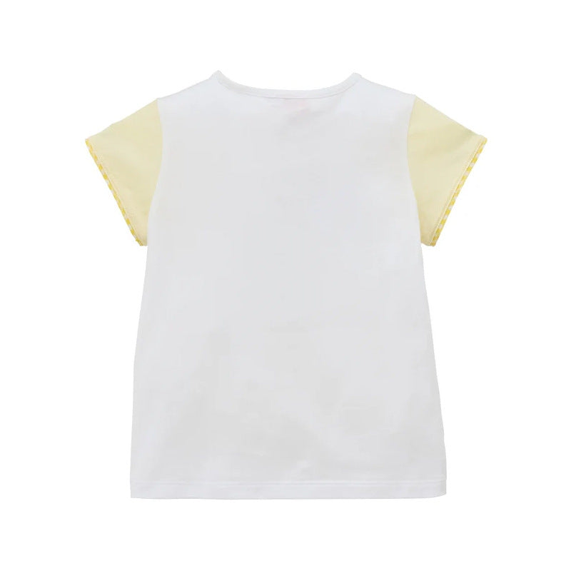 Rabbit Deer Short-sleeved Summer Cartoon Letter Children's T-shirt