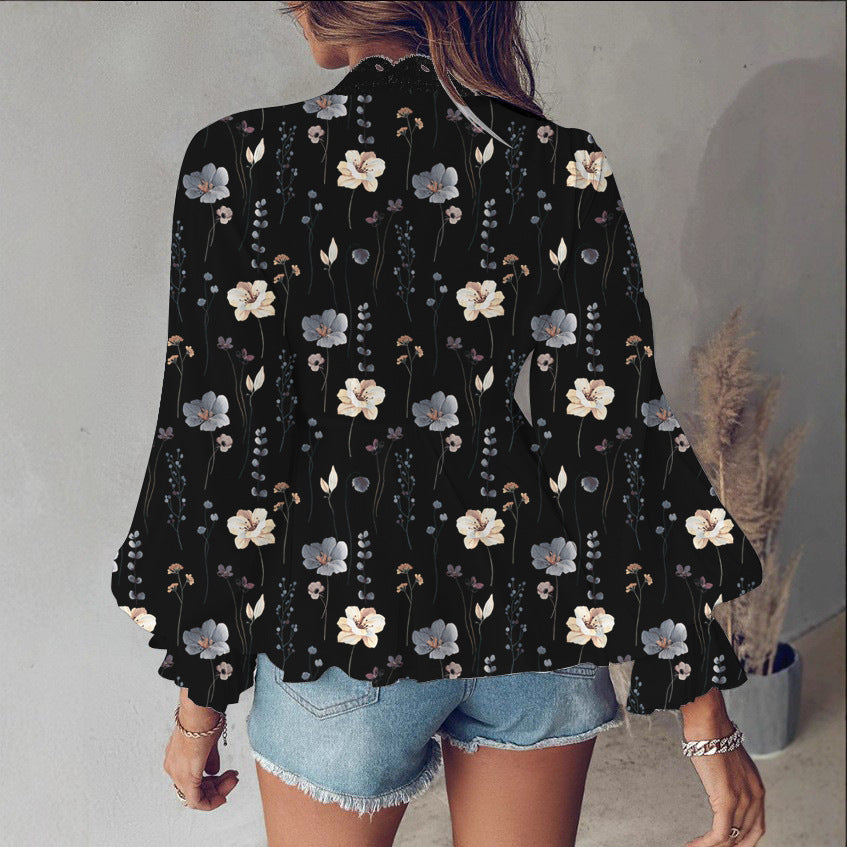 Classic Attractive Charming Women's Stitching Printing Clothing