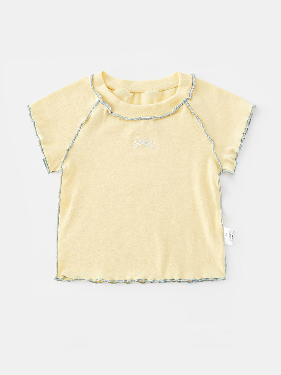 Children's Summer Short-sleeved Tops Soft Breathable Clothes Children's T-shirt