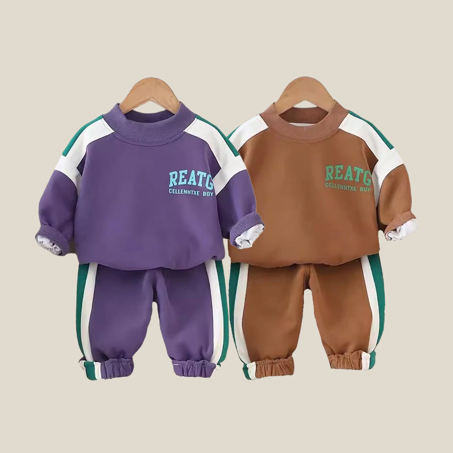 Children's Clothing Boys Autumn Fashion Fashionable Sports Long-sleeved Sweater Children's Suit