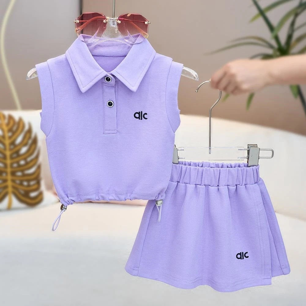 Children's Fashionable Stylish Sweet Cool Korean Style Thin Casual Children's Suit