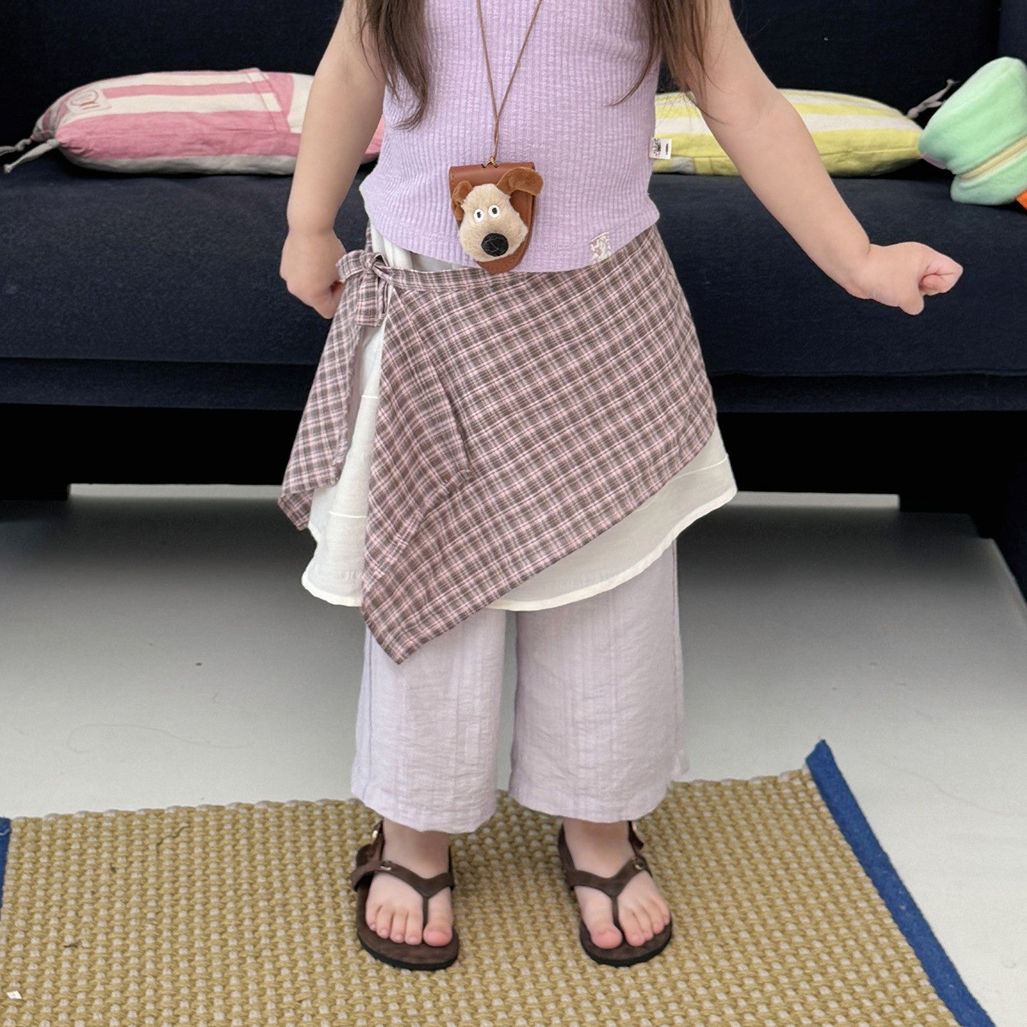 Unique Summer Solid Color Vest Top Children's T-shirt