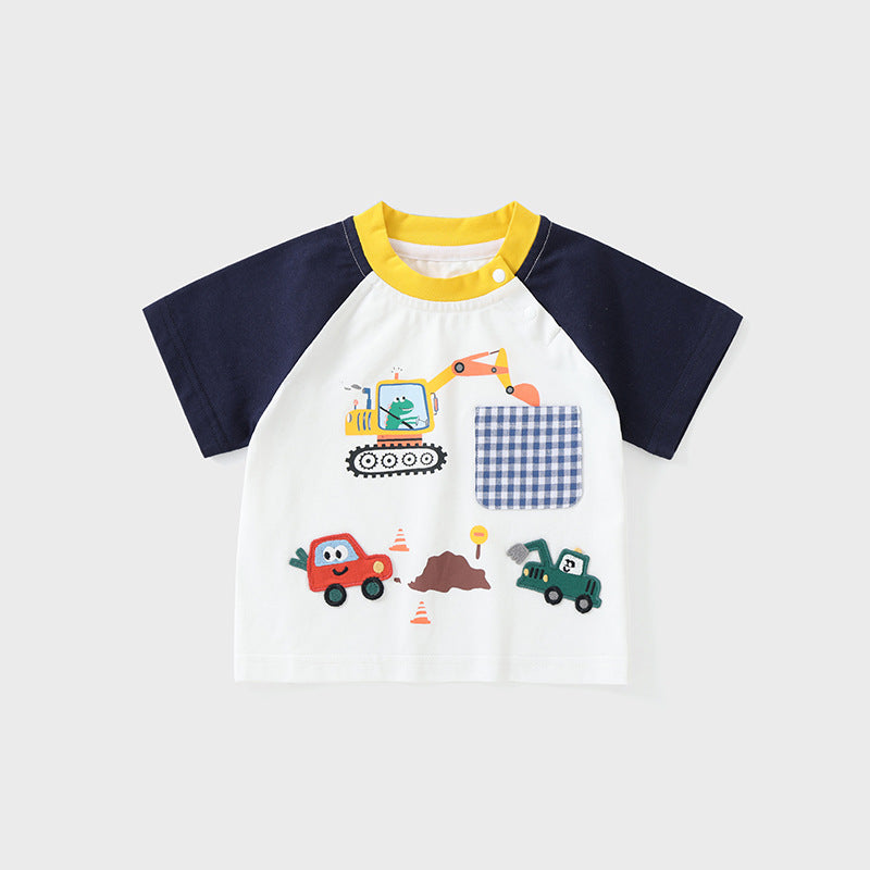 Women's & Men's Cool Top Summer Bottoming Shirt Soft Class Children's T-shirt