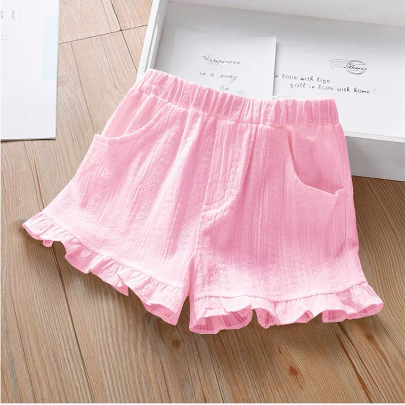 Children's Summer Clothing Loose Western Style Casual Solid Children's Pants