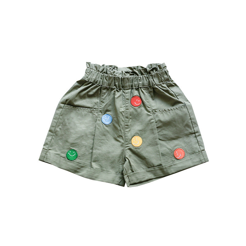 Children's Shorts Summer Mountain Outdoor Embroidery Lightweight Children's Pants