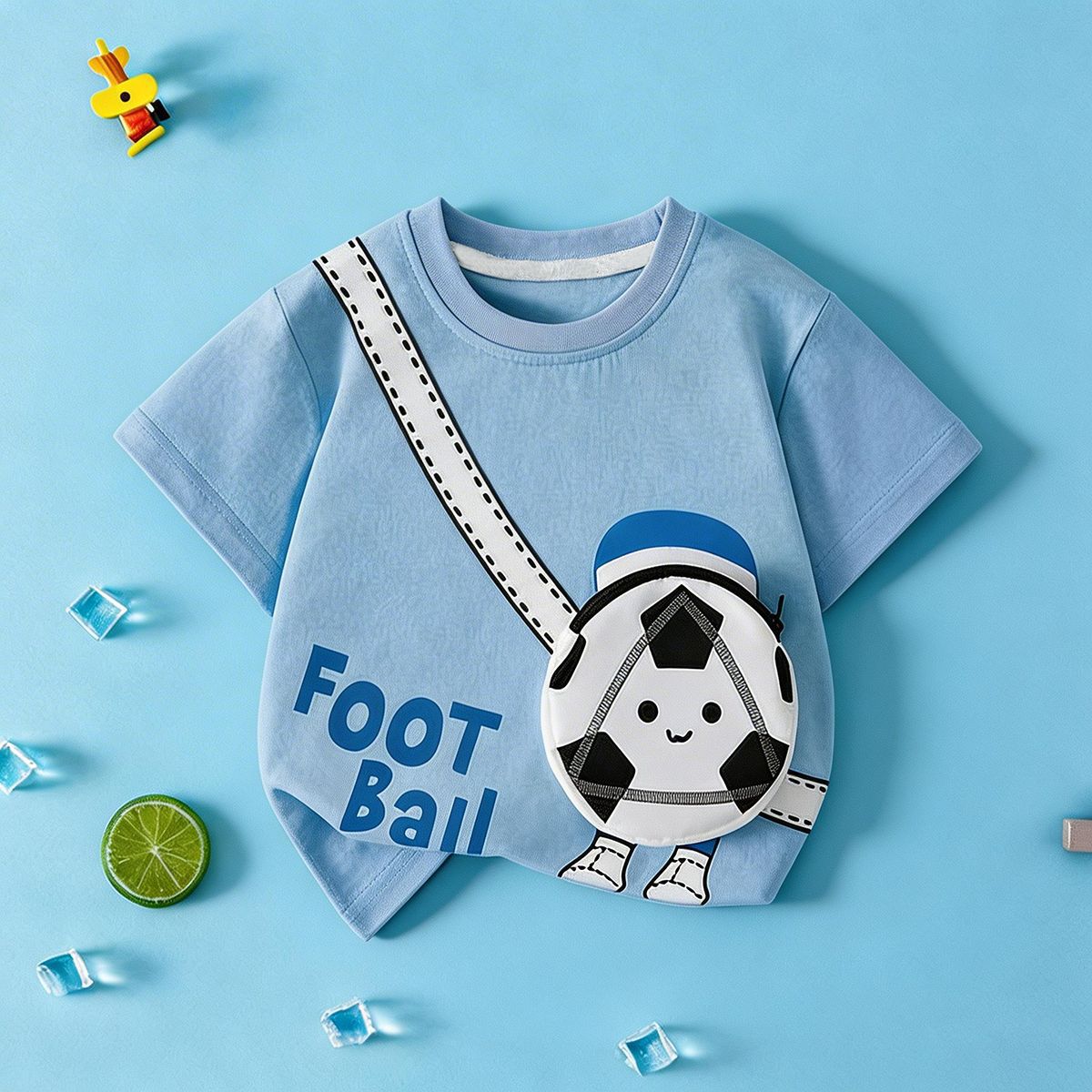 Children's Bag Pure Cotton Fashion Zipper Handsome Boys Children's T-shirt