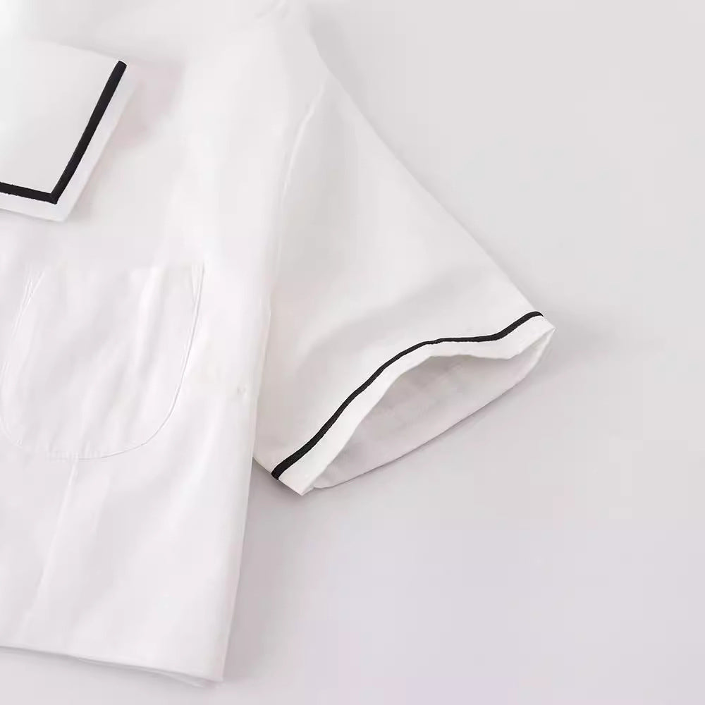 Summer For Schools Sense Outfit Business Blouse