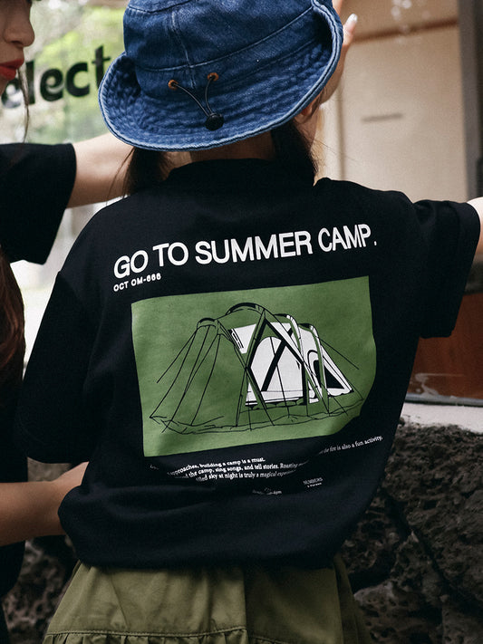 Children's Summer Casual Crew Neck Top Breathable Children's T-shirt
