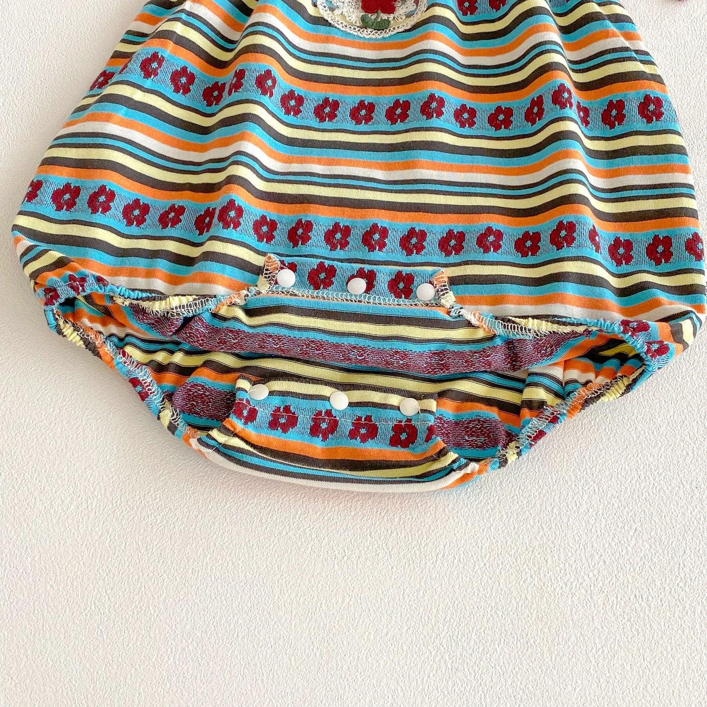 Summer Thin Clothes Fashionable Retro Striped Sling Romper Born Jumpsuit Jumpsuit, Climbing Suit