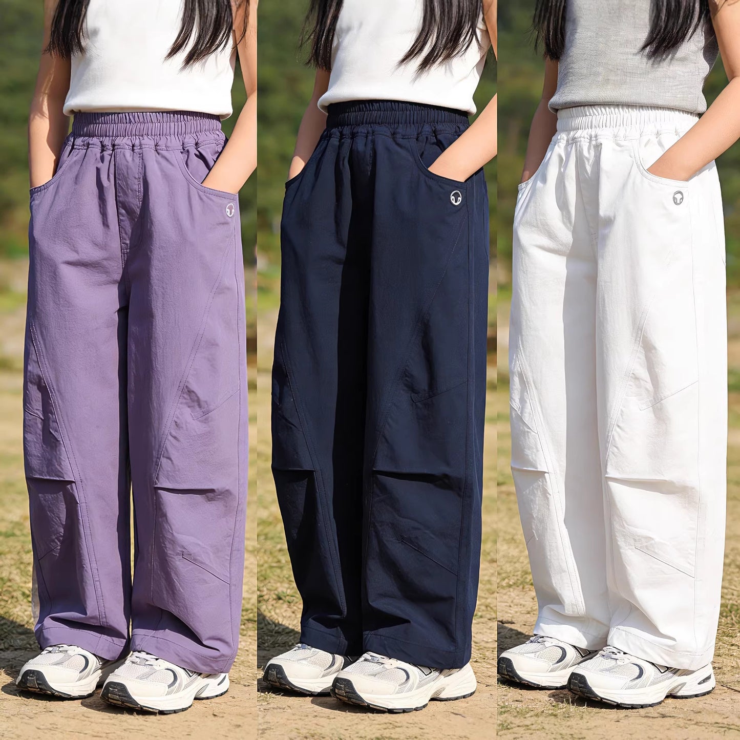 Children's Summer Cool Feeling Sport Thin Clothing Children's Pants