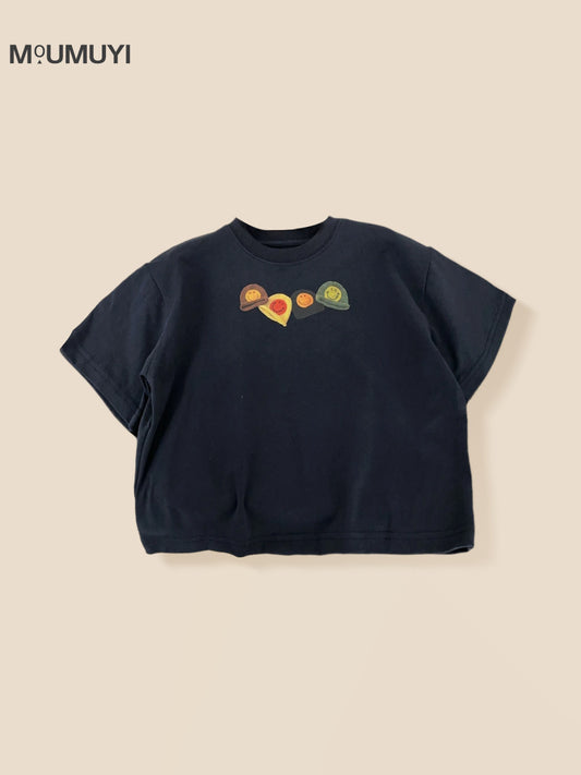 Children's Clothing Summer Korean Printed Short-sleeved Loose Casual Fashionable Round Collar Children's T-shirt