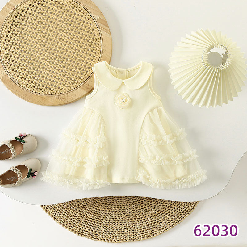 Children's Summer Clothing Western Style Small Sleeveless Children's Dress