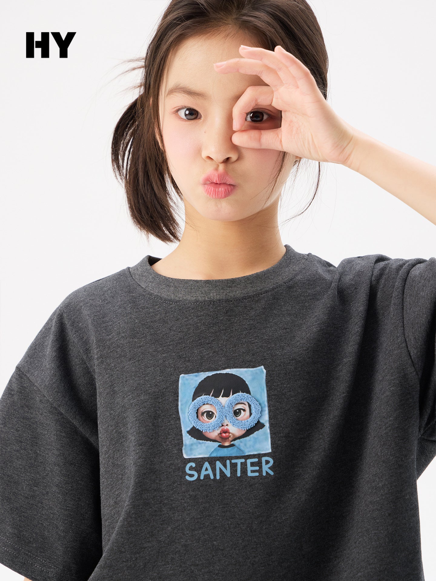 Children's Middle Big Cotton Half-sleeved Tops Loose Children's T-shirt