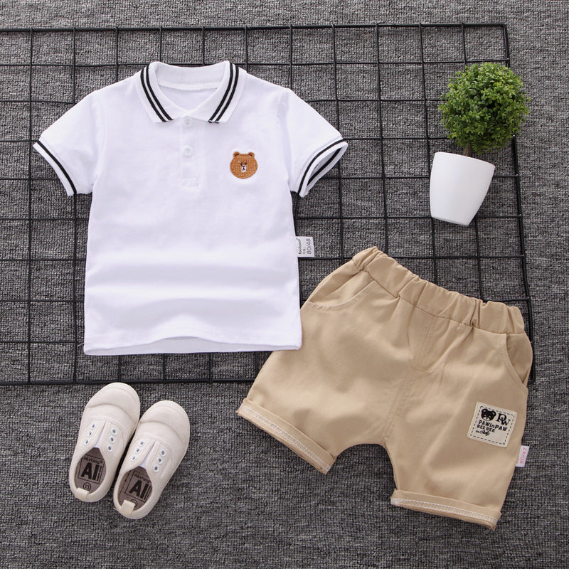 Children's Summer Clothing Handsome Clothes Short Sleeve Children's Suit