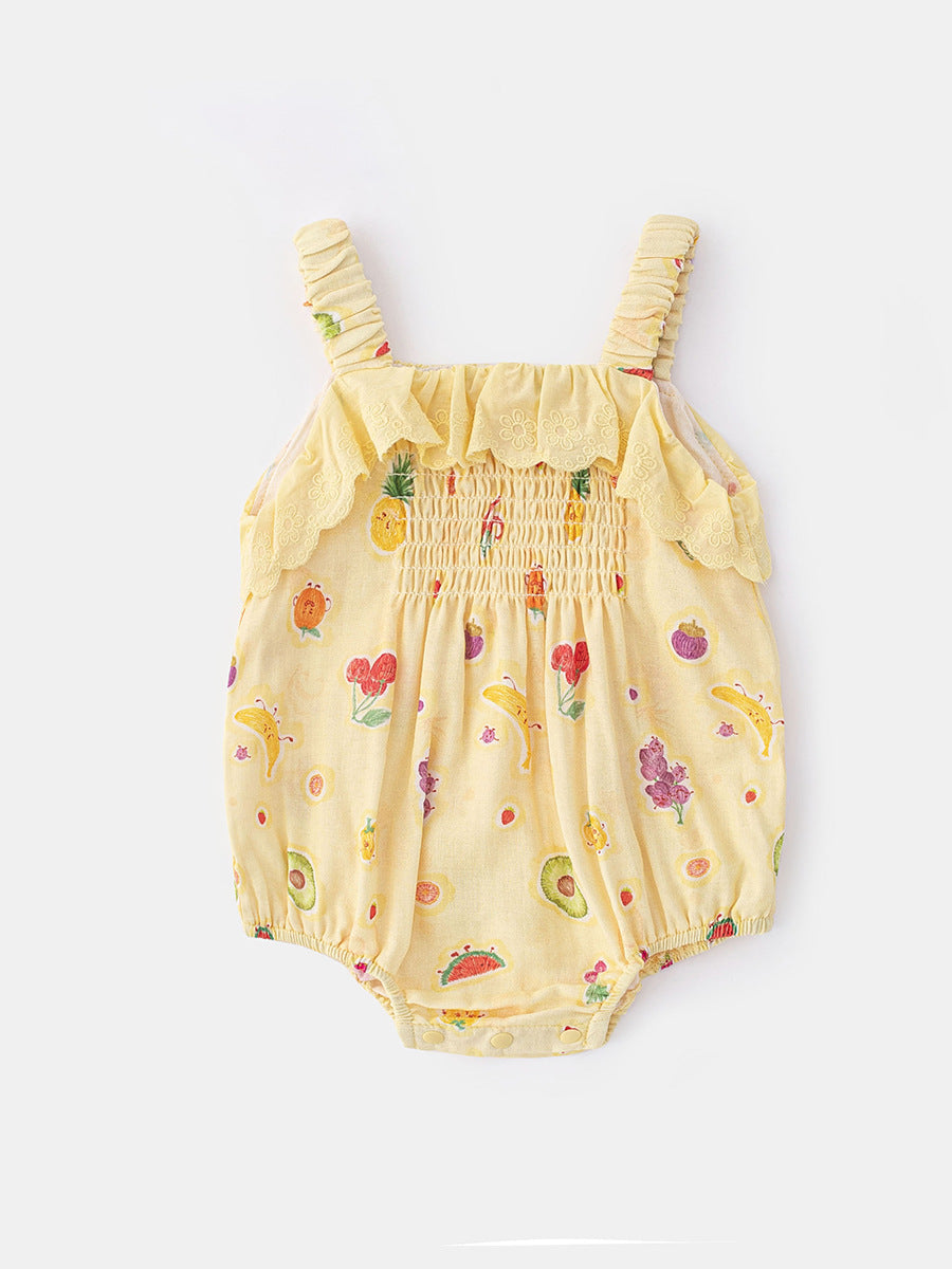 Jumpsuit One Month Old Clothes Hundred Days Princess Rompers Jumpsuit, Climbing Suit