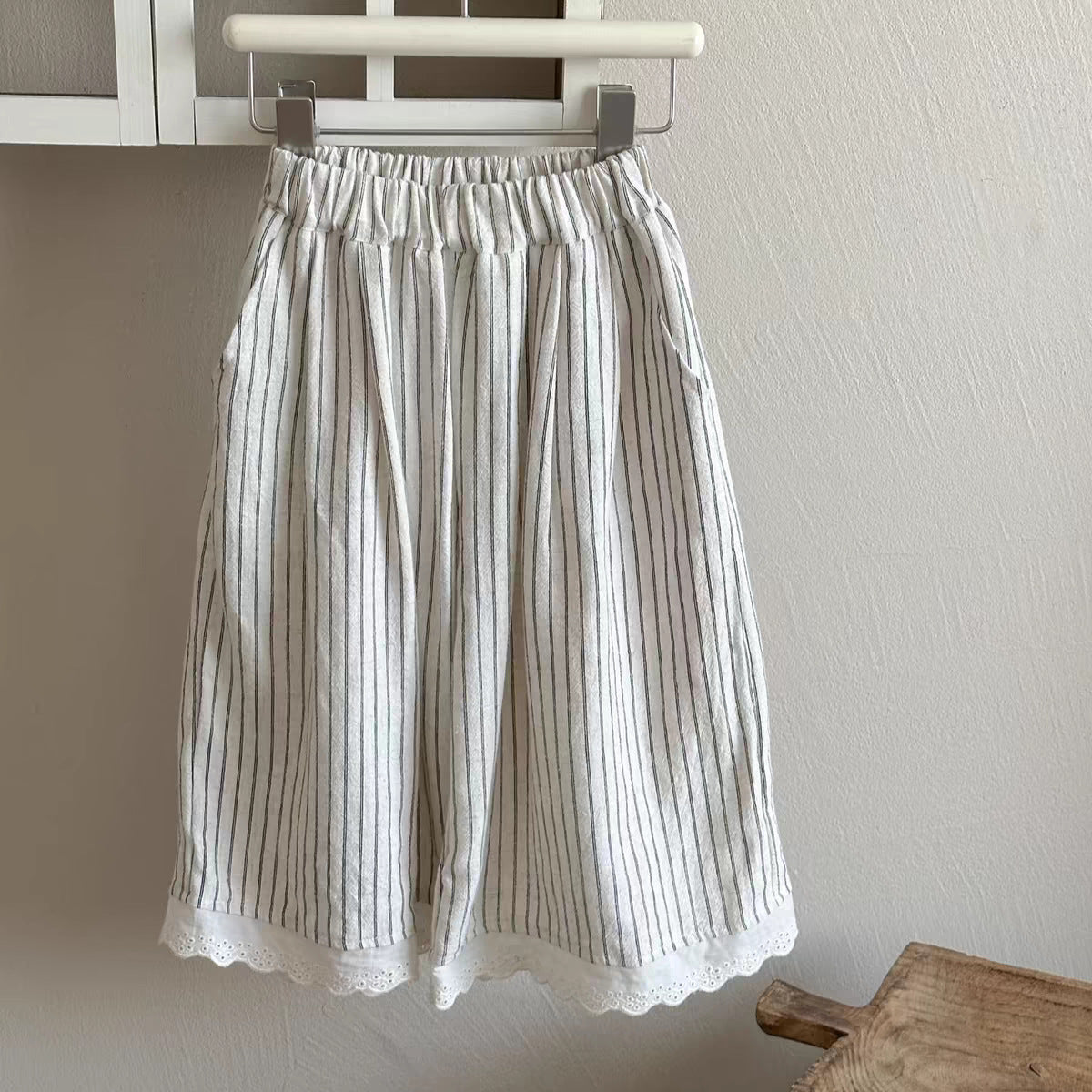 Summer Casual Western Style Cool Popular Sweet Fashionable Lace Children's Pants
