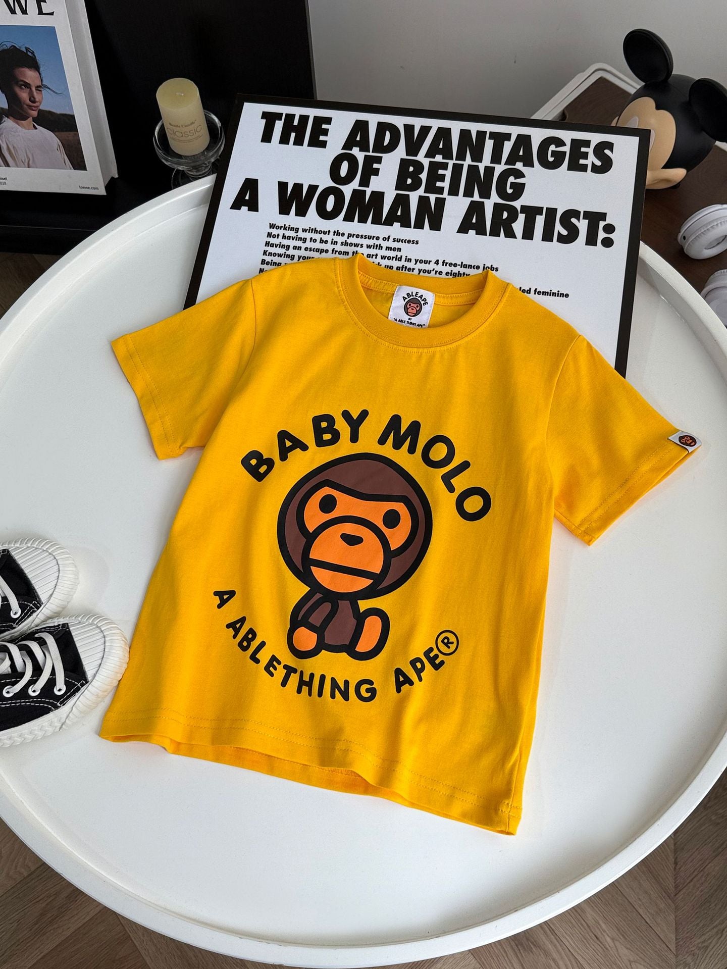 Children's Summer Korean Style Western Boys Short Sleeve Printing Children's T-shirt