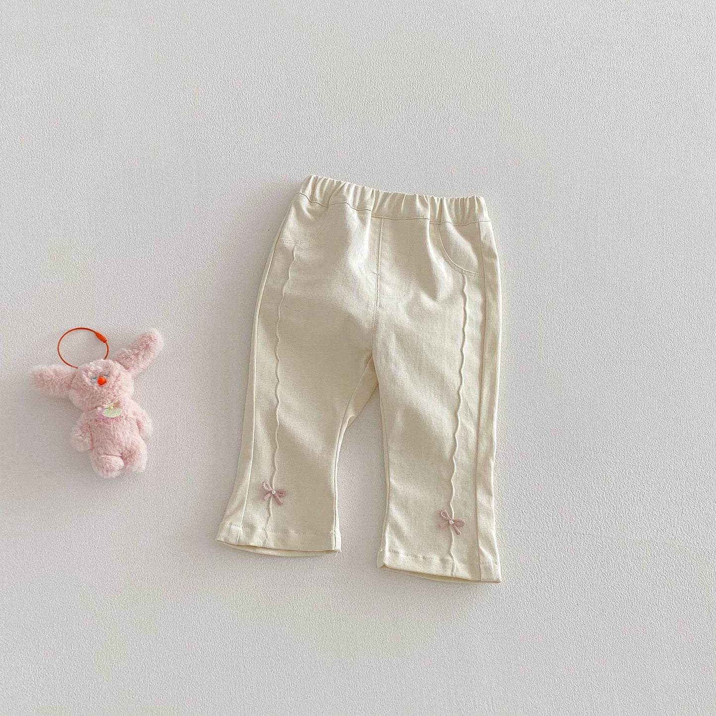 Children's Fashion Jeans Spring Western Style Korean Bow Children's Pants
