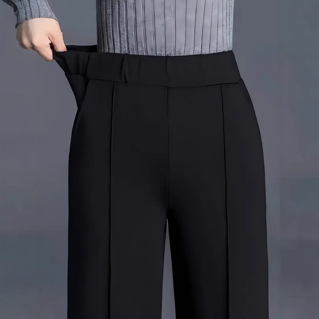 Graceful Women's High Waist Loose Slimming Casual Pants