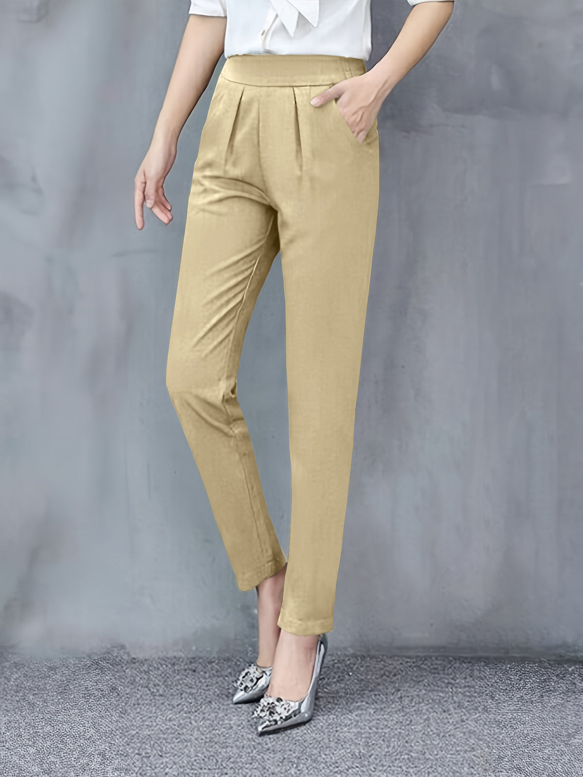Women's Slim Fit Slimming Skinny Drape Versatile Outdoor Trendy Ankle Casual Pants