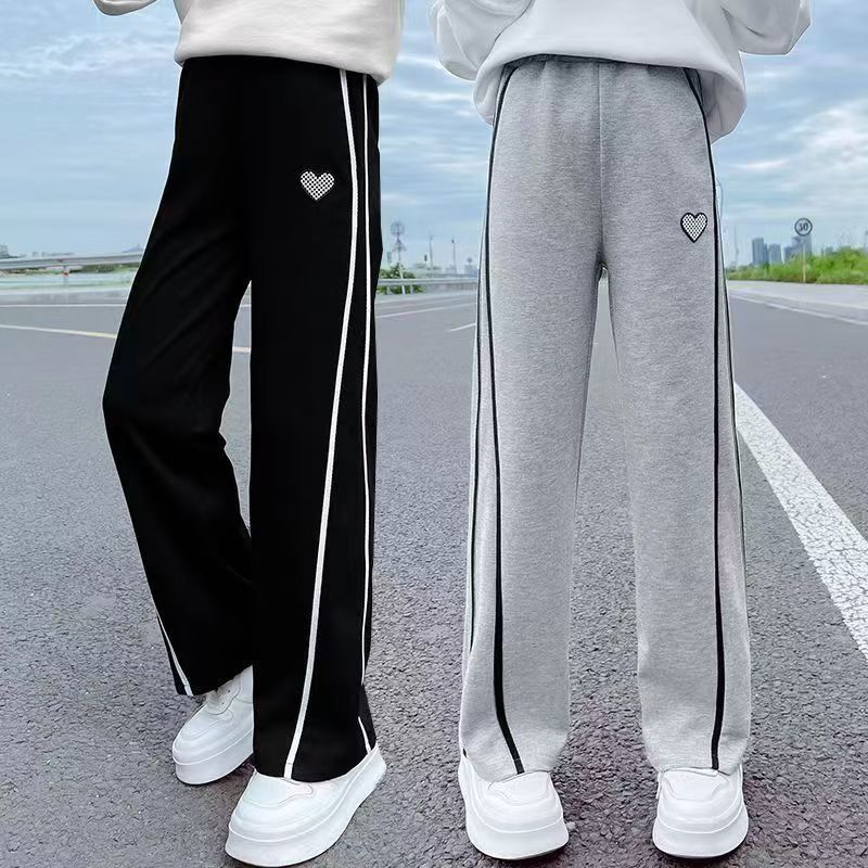 Clothing Trendy Wild Slimming Casual Sports Wide Children's Pants
