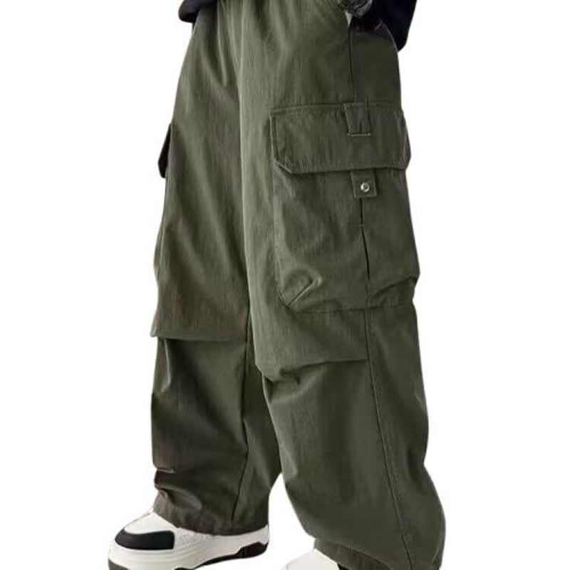 Boys Cargo Medium Large Loose Casual Summer Fashionable Children's Pants