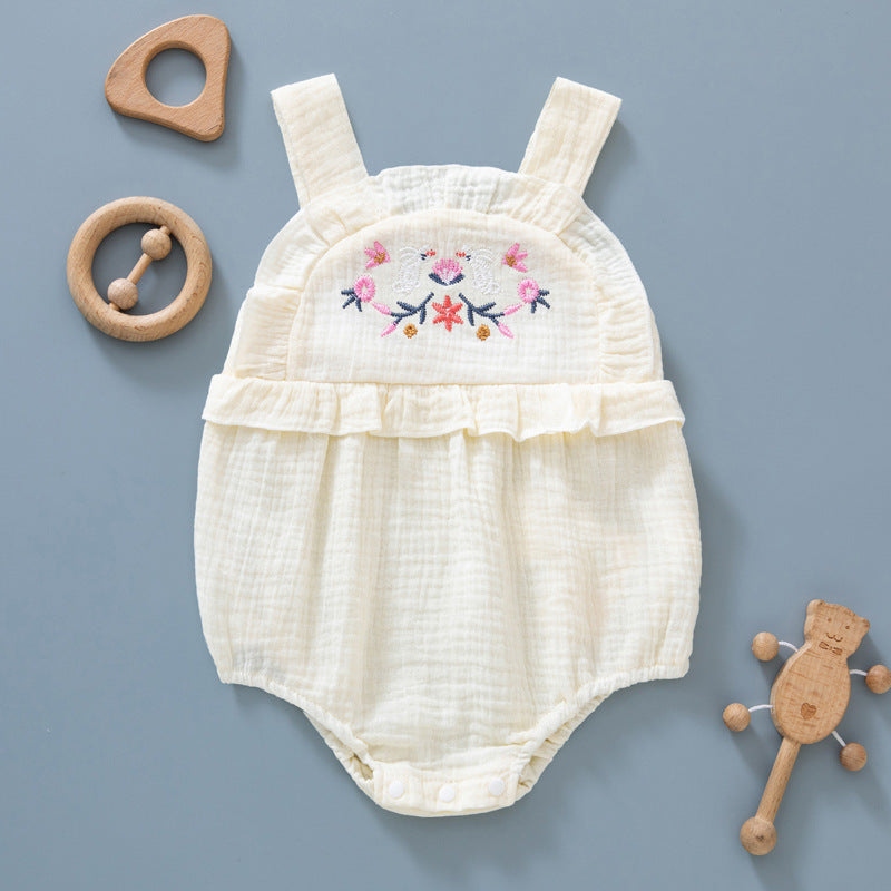 Jumpsuit Western Style National Gauze Princess Triangle Jumpsuit, Climbing Suit