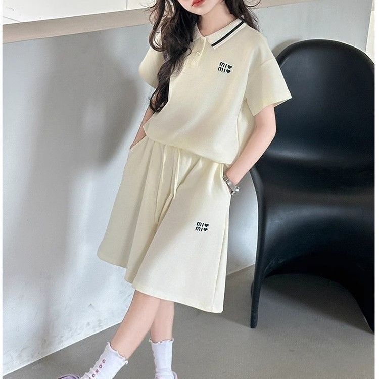 Children's Summer Shirt Short-sleeved Shorts Korean Style Casual Western Clothing Children's Suit