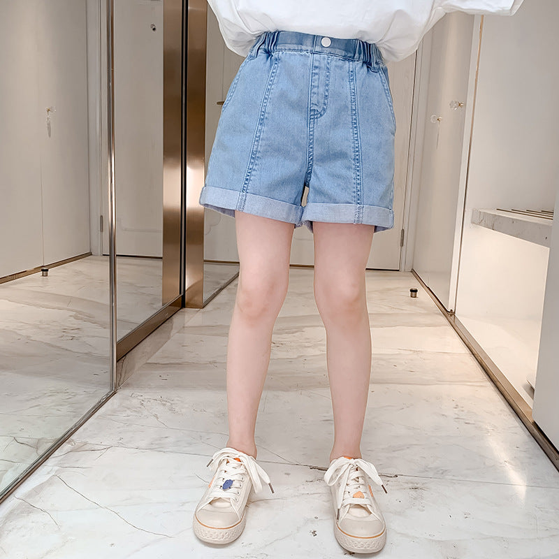 Children's Shorts Summer Jeans Big Fashionable Outer Wear Children's Pants