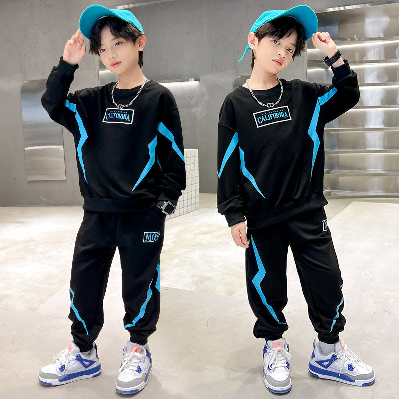 Western Style Wear Sweater Fried Street Children's Suit
