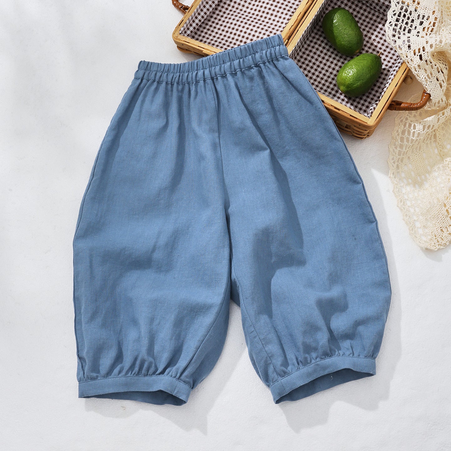 Summer Mori Ramie Cotton Bloomers For Boys Children's Pants